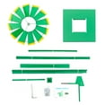 thumbnail image 6 of Zimtown 8FT Windmill Yard Garden Metal Ornamental Wind Mill Green, 6 of 12