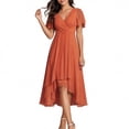 thumbnail image 6 of Dxzfnsa Women Casual Summer Floral Maxi Sundress V Neck Bow Tie Flowy Boho Beach Long Dress 2026 S-2XL, 6 of 6