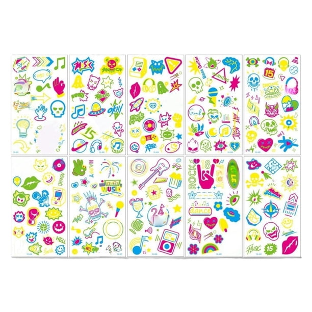 Pegatinas decorativas para personalizar portátiles, botellas de agua y diarios; vinilo artístico duradero