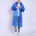 thumbnail image 6 of Cheers.US Unisex Reusable Portable Waterproof Hooded Outdoor Riding Long Raincoat Poncho, 6 of 7