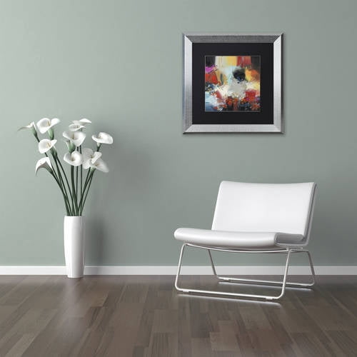 Trademark Fine Art "Spectrum" Canvas Art by Masters Fine Art, Black Matte, Silver Frame