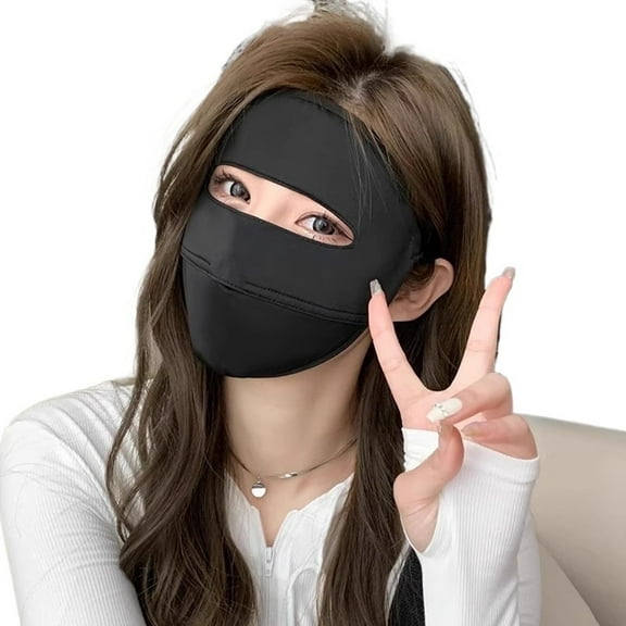 Face UV Face Covering Women Sun Protection Face Mask Washable Reusable