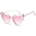 thumbnail image 3 of Clout Heart Goggles Retro Cat Eye Mod Style Vintage Kurt Cobain Gafas de sol, rosa JAMW Sencillez, 3 of 5