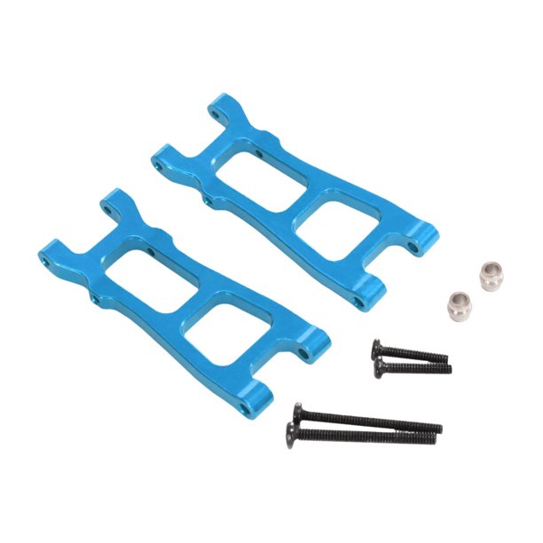 2 piezas de soporte de suspensión de brazo oscilante trasero RC, reemplazo portátil, actualización 1/20 azul