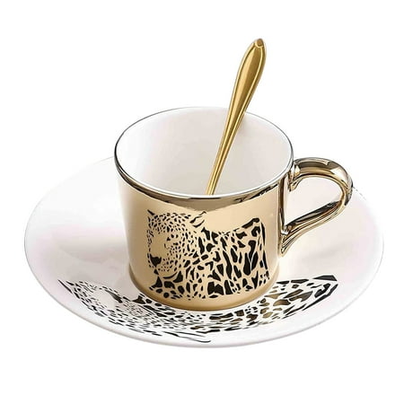 

Mirror Reflection Mug Set Moving Reflection Creative Coffee Cup Reflection Will Move with the Rotation of the Cup D
