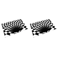 thumbnail image 4 of Felpudo con ilusión de 2 uds., alfombra con trampa de payaso aterrador, alfombrilla para suelo 3D (trampa rectangular A), 4 of 6