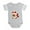 Heather Gray, variant on CafePress - Cute Penguin - Cute Infant Baby Football Bodysuit