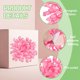 thumbnail image 3 of Uxcell 4 pulgadas lazos rizados de grosgrain para envoltura de regalos, lazos de cinta autoadhesiva, lazos de torsión rosa oscuro, 6 piezas, 3 of 7
