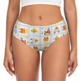 thumbnail image 1 of Fotbe Construction Equipments Worker Calzones Estampados para Mujer – Ropa Interior de Algodón, Cómoda, Suave y Elástica-X-Small, 1 of 6