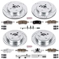 thumbnail image 3 of PowerStop Front and Rear Z26 Street Warrior Carbon-Fiber Ceramic Brake Pad and Drilled and Slotted Rotor Kit Fits: MINI COOPER Select Models K6296-26, 3 of 9