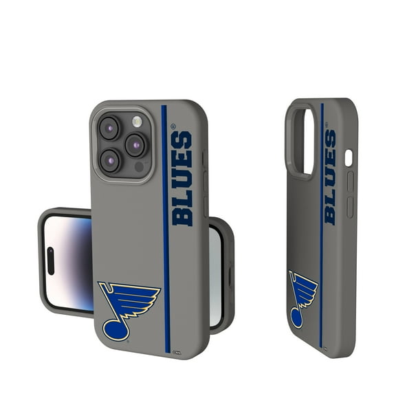 Keyscaper Gray St. Louis Blues Sidebar Soft Touch iPhone Case