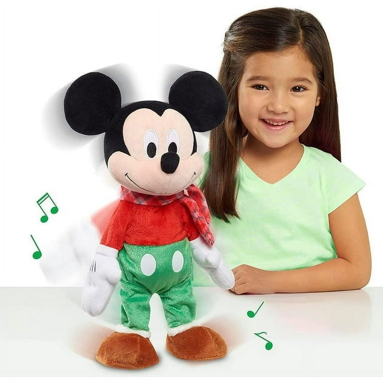 Mickey Mouse Just Play Singing Dancing Interactive Plush Disney TESTED and  Works 886144300615
