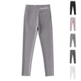 thumbnail image 3 of Odeerbi 2-13 Años Niñas Yoga Leggings Workout Dance Athletic Sports Pantalones Verano Cintura Alta Transpirable Mallas, 3 of 3