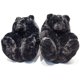 thumbnail image 3 of Pantuflas de oso de peluche para mujer, pantuflas de casa suaves y peludas WD.WDQZL Hogar, 3 of 3