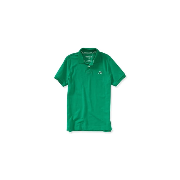 Aeropostale A87 - Polo de rugby para hombre, color verde, XXL Aeropostale polo, rugbi