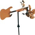 thumbnail image 2 of Figuras Viento Metal Guitarra Hecha A Mano para El Patio Del Césped (oro), 2 of 4