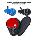 thumbnail image 3 of Table Tennis Racket Case with Outer Zipper Table Tennis Oxford 3 Balls Bags Container Big Capacity Outdoor Sports Accessories Blue, 3 of 6