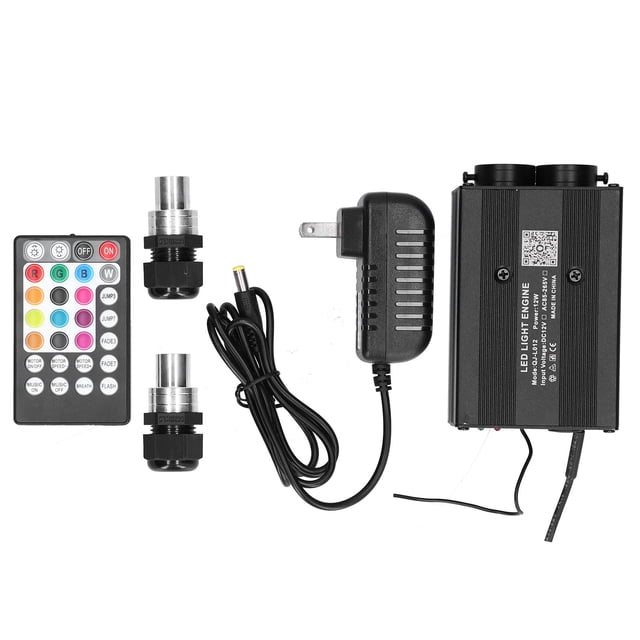 Controlador de motor de luz Ticfox fibra óptica LED 12W APLICACIÓN inteligente RGBW 100-240V