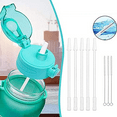 thumbnail image 2 of Pajitas Apuakthei compatibles con botellas de agua de un galón sin BPA, pajitas ajustables reutilizables para jarras de 128 oz y 64 oz, botellas de agua de 1/2 galón - Juego de 3 pajitas, 2 of 5
