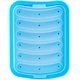 thumbnail image 3 of Grid Non-Stick Silicone Sausage Mold Hot Dog Mold for Oven Microwave (Blue), 3 of 3
