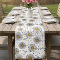 thumbnail image 4 of Table Runners 36 Inches Long Dress Scarves, Love Heart Flowers Farmhouse Kitchen/Dining Table Decor Table Runner, Short Coffee Tablerunners, Farmhouse Star Cute Botanical 13x36 Inch, 4 of 5