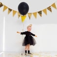 thumbnail image 5 of 4Pack Hot Gold Party Decorations Hanging Paper Triangle Banner Bunting Flag Pennant Garland for Graduation Birthday Wedding Party SuppliesShiny gold, 5 of 6