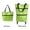 GREEN, variant on Foldable Shopping Cart with Wheels, Upgraded 2 in 1 Portable Grocery Cart Foldable with Wheels and Pull Handle for Market & Grocery Runs Gift for Women & Seniors,GREEN