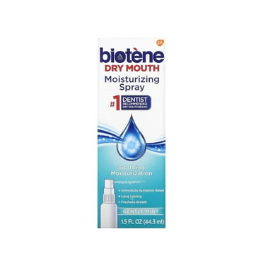 Biotene Dry Mouth Moisturizing Spray Gentle Mint 1.5 Oz (Pack of 10)