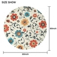 thumbnail image 2 of Round Tablecloth 60x60 Inch Round Spring Summer Table Cover flower for Dinner Party Picnic, 2 of 5