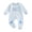 Blue, variant on UACY Infant Baby Boy Easter Day Jumpsuit Clothes Cute Plaid Long Sleeve Romper Bodysuit Soft Sleepsuits Pants (Blue, 6-12M)