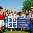 thumbnail image 4 of Graduation Celebration Banner with Photo Display Custom Text and Names for 2025 Class Party, 4 of 8
