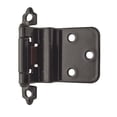 thumbnail image 2 of Amerock 3/8in (10 mm) Inset Self-Closing, Face Mount Black Hinge - 1 Pair, 2 of 2