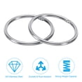 thumbnail image 4 of Unique Bargains 34mm Metal O Rings, 10 Pack 304 Stainless Steel Round Rings for Hardware Bags, 4 of 7