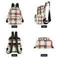 thumbnail image 4 of FORMRS Mini Backpack Purse for Women Travel Daypack Casual Shoulder Bag, Red Tartan, 4 of 7