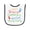White and Black, variant on Inktastic Dentist Like Mommy Baby Terry Cloth Bib