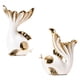 thumbnail image 5 of 2 macetas coleccionables para decoración paisajística, manualidades, accesorios para fotos, estatuas de peces blanco, 5 of 9