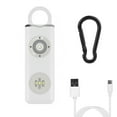 thumbnail image 3 of Portable Personal Safety Alarm with 130dB Siren, Rechargeable Battery, and LED Flashlight, 3 of 8