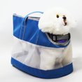 thumbnail image 2 of Bolsa de transporte suave para mascotas, bolsa portátil de rejilla, plegable, transpirable, para gatos y perros, para viajes al aire libre, 2 of 4