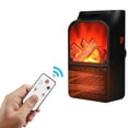 thumbnail image 1 of Plug in Heater for Indoor Use 800W Small Space Heater with Ceramic Heating Adjustable Thermostat Wall Electric Heater for Bedroom Bathroom with Control, 1 of 7