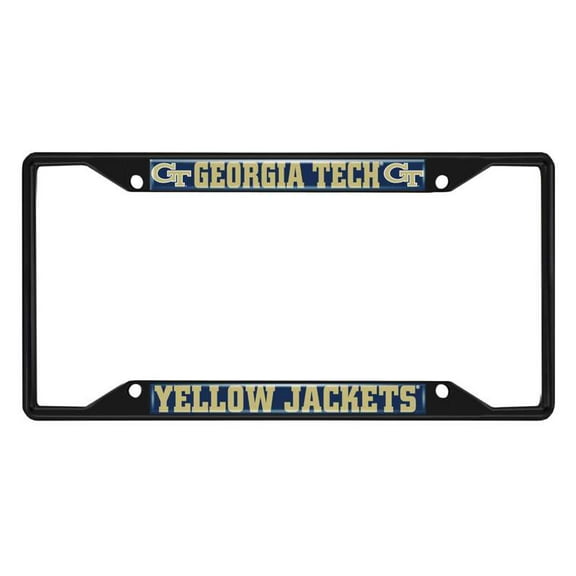 Georgia Tech License Plate Frame - Black