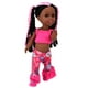 thumbnail image 4 of Muñeca africana de 14 pulgadas con poses, disfraz de moda, juguete, regalo de festival para niños., 4 of 14