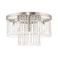 thumbnail image 4 of Livex Lighting - Elizabeth - 6 Light Flush Mount in Glam Style - 22 Inches wide, 4 of 12