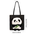 thumbnail image 2 of Bolso de hombro DQrwqpou Panda de felpa Simple para niñas, 2 of 9