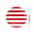 thumbnail image 3 of Linnome Independence Day Paper Plates 10 Pcs 9 Inch for Party Disposable Dinner Plates Multicolor#02, 3 of 6