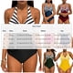 thumbnail image 4 of TaTaai Women's High Waist One Piece Swimsuit, Striped Halter Neck Monokini, Fashion Swim Dress for Beach Vacation, Holiday Season and Pool Party, Retro Style Gift, 4 of 4