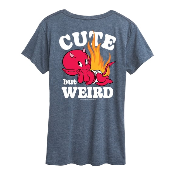 Hot Stuff - Hot Stuff Cute But Weird - Women's Short Sleeve Graphic T-Shirt