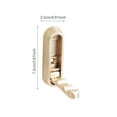 thumbnail image 3 of Dualoai Folding Wall Hook Organizer for Bathroom Closet Farmhouse Towels Robes with Elegant Peacock Statue Sculpture Collection for Bedroom Office Living Room Home Decoration, 3 of 8