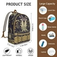 thumbnail image 5 of Boho Style Paisley Print Bookbag, Durable College School Backpack with Laptop Compartment, Multiple Pockets, Perfect Gift for Teens, 5 of 5