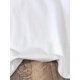 thumbnail image 4 of Girls' Casual Short Sleeve Round Neck T-Shirt - Summer White Top with Blue Bow Print, Breathable Knit Fabric for Everyday Play & Outings, Shirts for Girls, Comfortable Fit Shirt, 4 of 6
