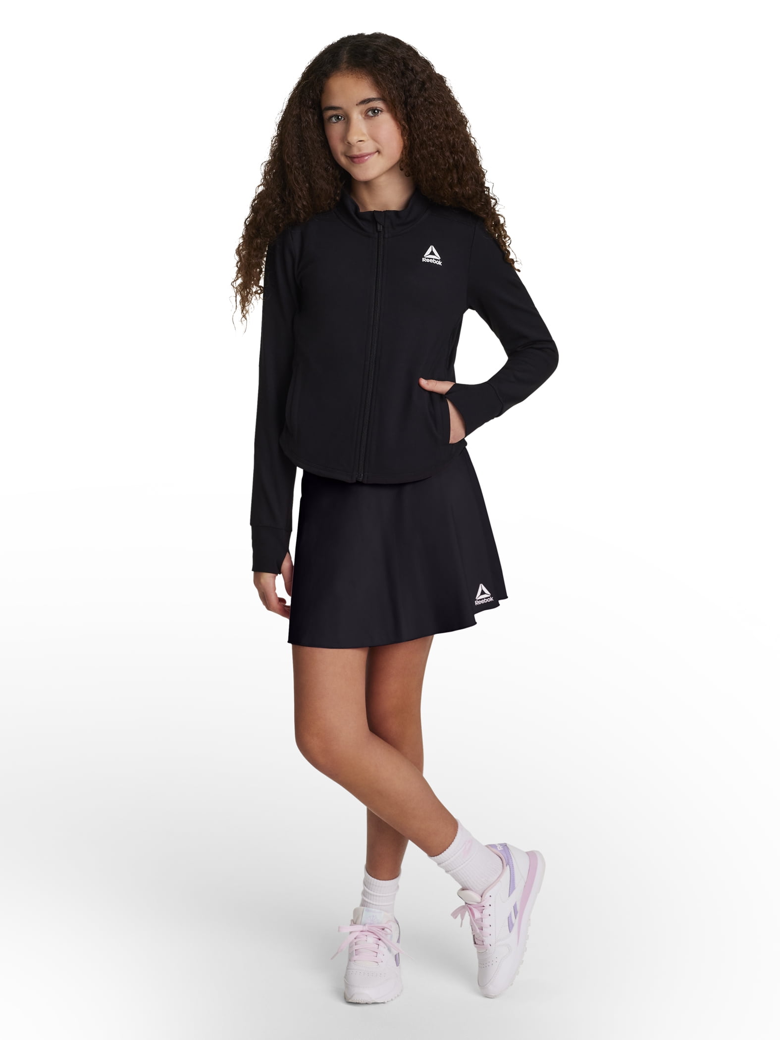 Reebok Girl's Courtside Performance Jacket, Sizes 4-18